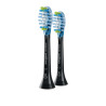 testine spazzolino philips premium sonicare nero 2pz [hx9042/88]