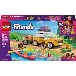 Set di costruzione lego friends 42659 auto da viaggio dell'amicizia