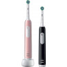 Set di spazzolini oral-b pro series 1 cross action nero/rosa