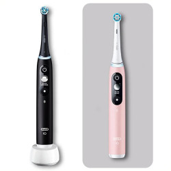 Spazzolino elettrico oral-b io duo per adulto nero/rosa [6]