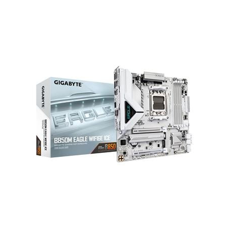 Scheda madre amd gigabyte 850m eagle wifi6e ice am5 micro atx 4x