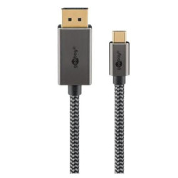 Cavo usb goobay usb-c maschio a displayport maschio 4k 60hz 2m