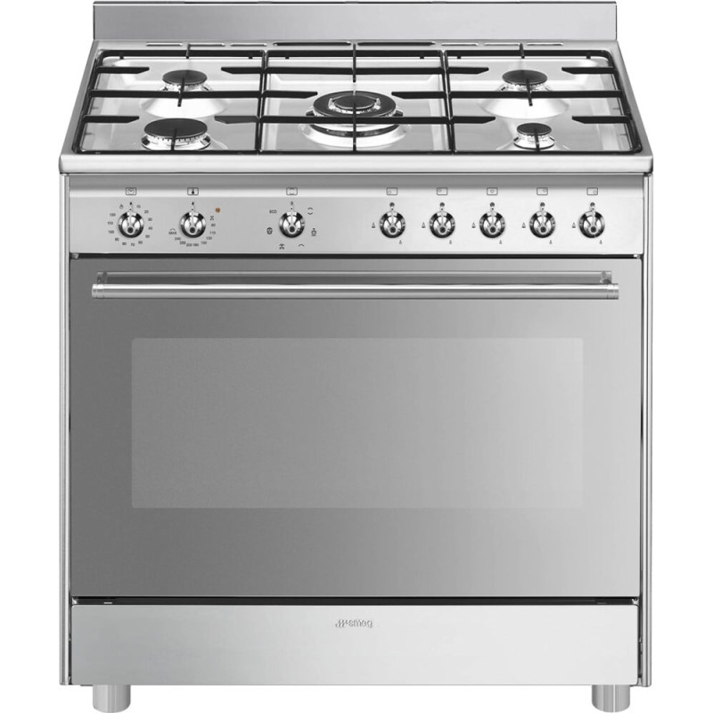 Cucina a gas smeg classica sx91gm libera installazione 90x60cm 5