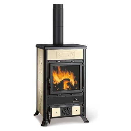 Stufa legna nordica 3004102 rossella r1 16 crema