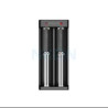 Caricabatterie xtar mc2 18650 usb-c 2slot nero [mc2c]