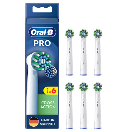 Testine di ricambio oral-b pro cross action per spazzolino elettrico