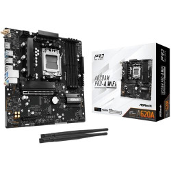 Scheda madre amd asrock a620am pro-a wiff am5 microatx 4x ddr5