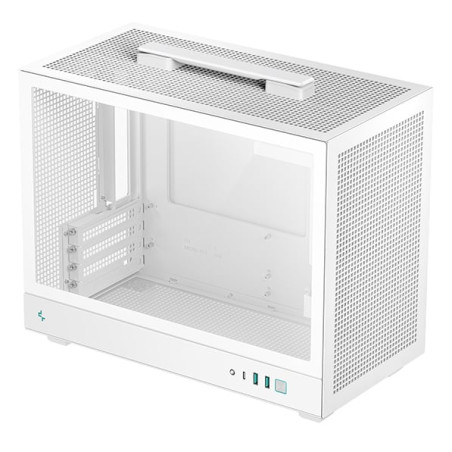 Case deepcool ch160 plus micro atx mini-itx bianco [r-ch160-whngm0-g]