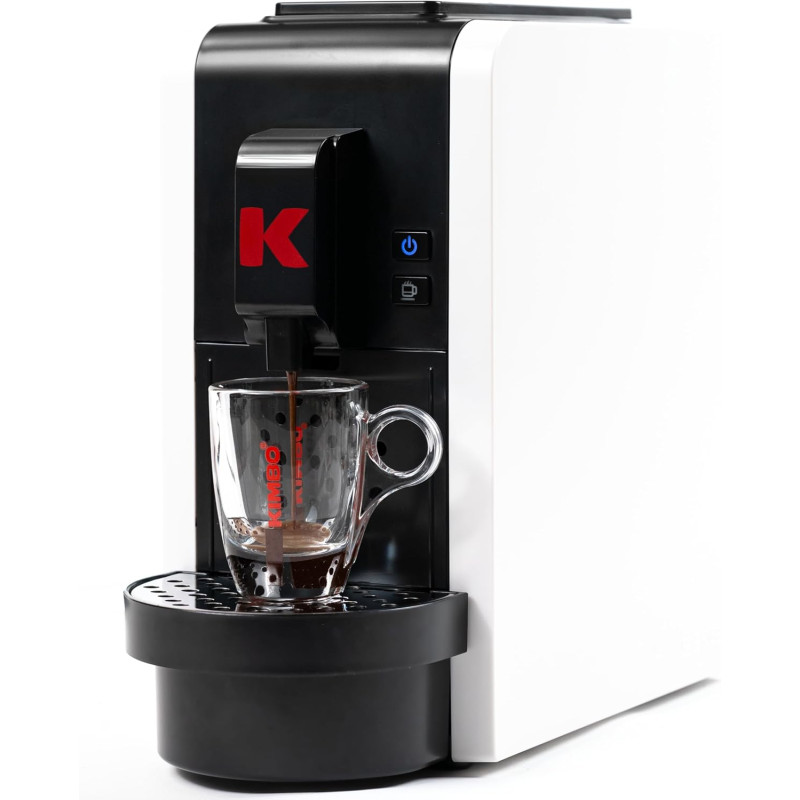 Macchina da caffe' espresso kimbo up! 0.85l bianco/nero [901231]