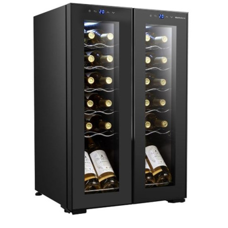 Cantinetta melchioni vermentino 18c dual 24 bottiglie classe g nero