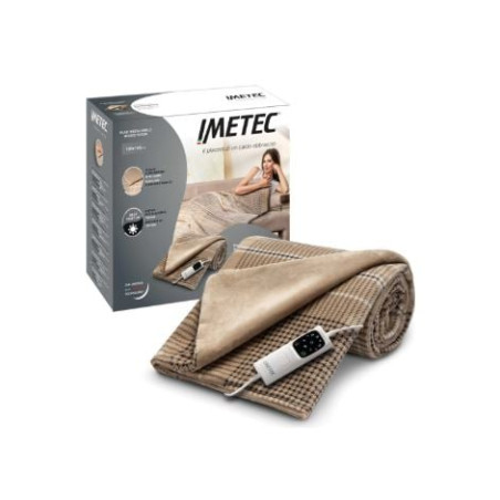 Coperta elettrica imetec 150w 180x140cm marrone [16936]