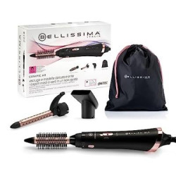 Spazzola asciugacapelli imetec bellissima ceramic hair 800w roso/nero