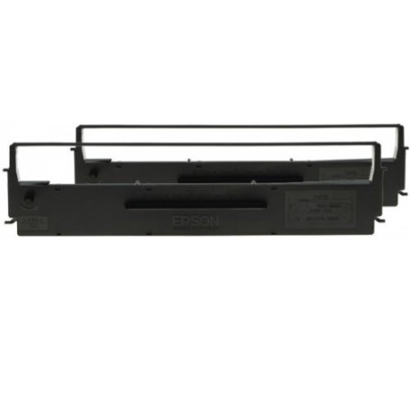 Nastro di stampa epson c13s015647 dualpack black [c13s015647]