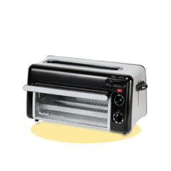 Tostapane tefal tl 6008 con grill nero / alu opaco [tl 6008]