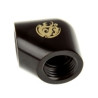adattatore bitspower 90 grad 2x g1/4" nero