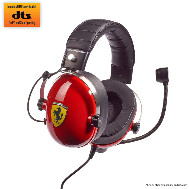 Cuffie thrustmaster t.racing scuderia ferrari edizione dts [4060197]