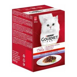 Mangime umido purina gourmet mon petit meat mix 6x 50g