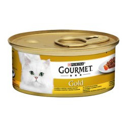 Mangime umido purina nestle gourmet gold casseruola di manzo e pollo