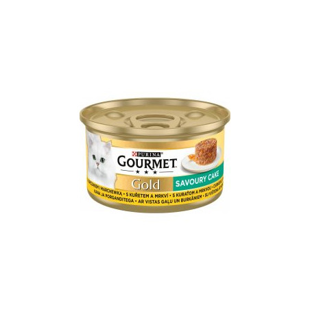 Mangime umido purina nestle gourmet gold torta salata con pollo e
