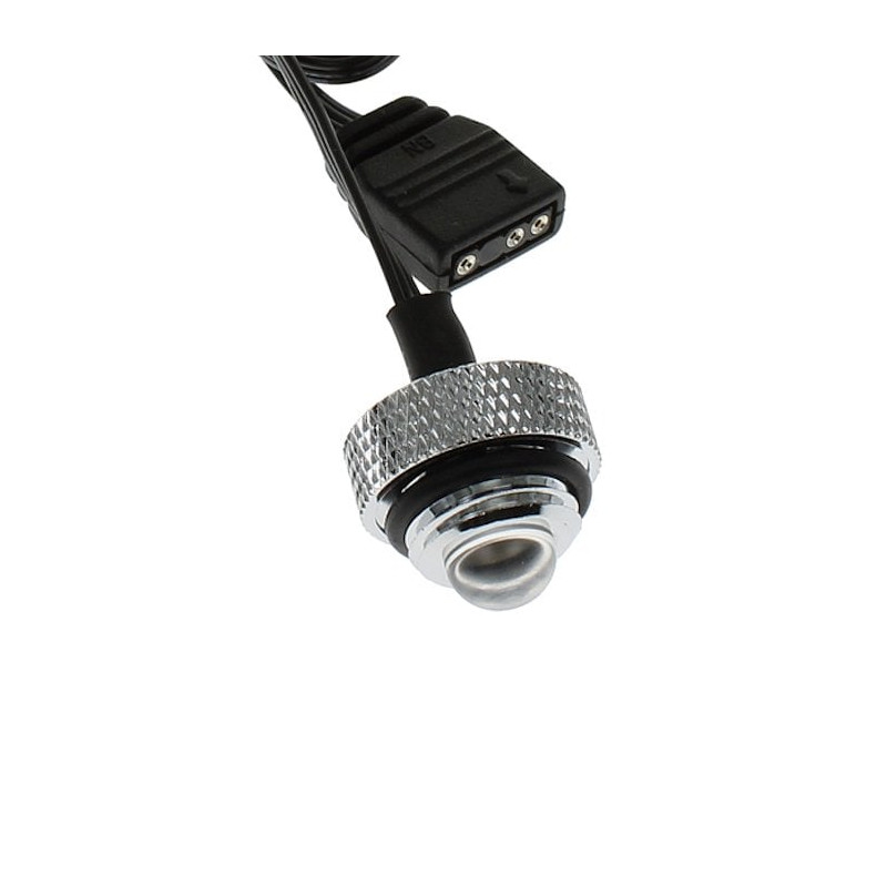 Tappo di tenuta xspc argb led g1/4 5v 3pin cromata [5060596651487]