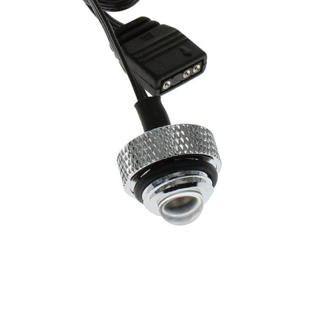 Tappo di tenuta xspc argb led g1/4 5v 3pin cromata [5060596651487]