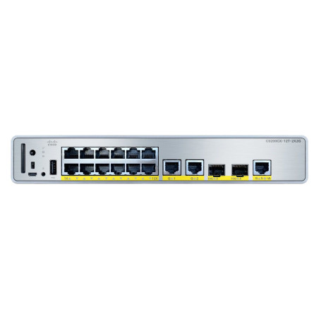 Switch cisco catalyst 9000 2x2g gestito e 12 porte gigabit ethernet