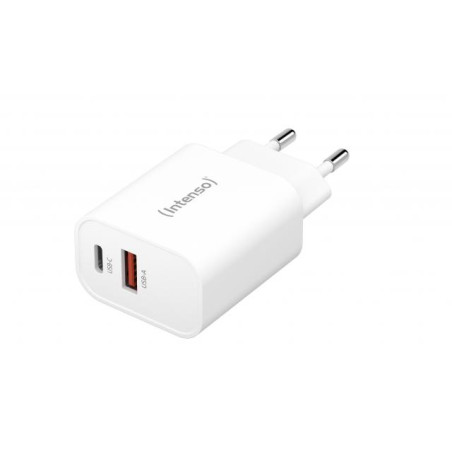 Alimentatore da rete intenso w30ac 1xusb-a/1xusb-c 30w bianco