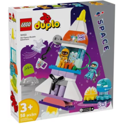 Gioco da costruzione lego duplo avventura sullo space shuttle 3 in