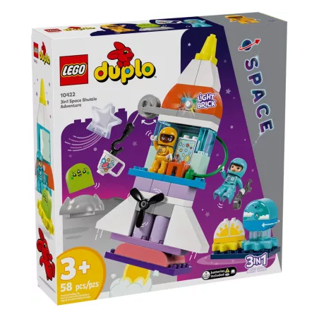 Gioco da costruzione lego duplo avventura sullo space shuttle 3 in
