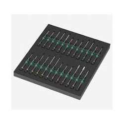 Cacciavite wera 9715 inserto in schiuma kraftform micro set 1 9715