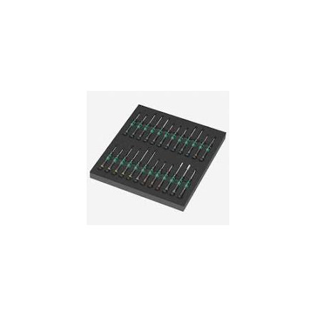 Cacciavite wera 9715 inserto in schiuma kraftform micro set 1 9715