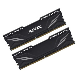 Ram dimm ddr4 2x8gb afox gaming xmp2 3200mhz cl16 1.35v 2rx16 nero