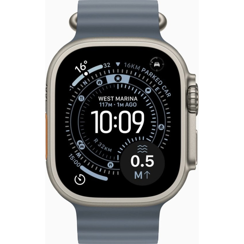 Smartwatch apple watch ultra 3 gps + cellular 5g 49mm cassa in titanio