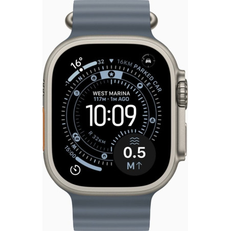 Smartwatch apple watch ultra 3 gps + cellular 5g 49mm cassa in titanio