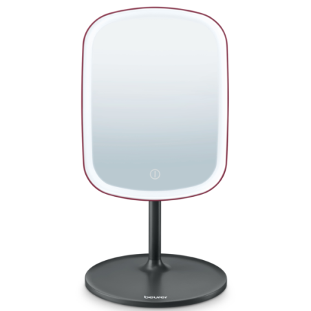 Specchio trucco beurer bs47 limited edition luminoso nero/rosso