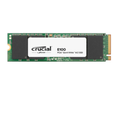 Ssd 1tb crucial e100 nvme pcie 4.0 m.2 nero