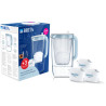 Caraffa filtrante brita glass+3 maxtra pro 2.5l blu [1058709]