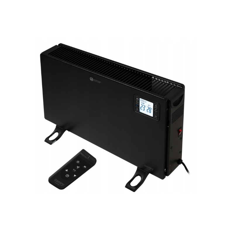 Termoventilatore adler camry con telecomando 2000w nero [cr 7739b]