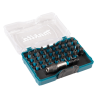Set di punte makita black e-12441 impact 1/4" blu 33pz [e-12441]