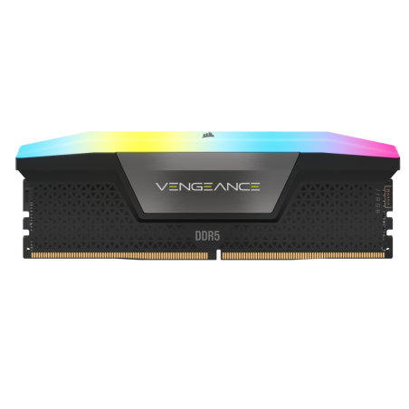 Ram dimm ddr5 64 gb corsair vengeance rgb 6000mhz 1.35v nero [cmh64gx5m2d6000c40]
