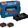 Kit di avviatore bosch exba18-80v/2-320 con batteria 2x8ah