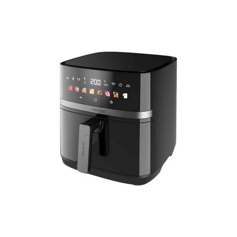 Friggitrice elettrica cecotec duoheat 8000 2200w 8l nero