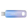 pen drive 256gb sandisk sdcz75c usb-c 3.2 blue/viola