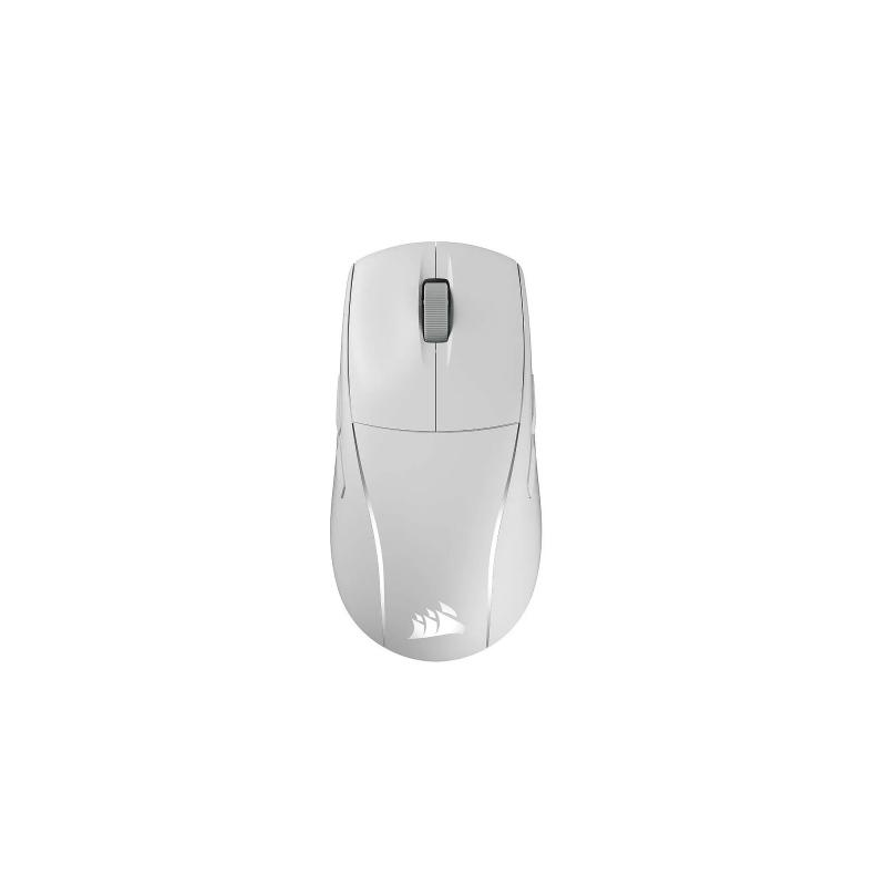 Mouse da gioco corsair m75 wireless e cablato 26000dpi bianco