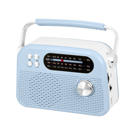 Radio trevi rda 70 br portatile a batteria wireless/usb/micro sd