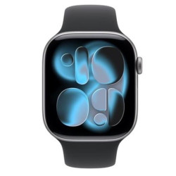 Smartwach apple watch serie 11 46mm grigio siderale/nero [mev44qla]