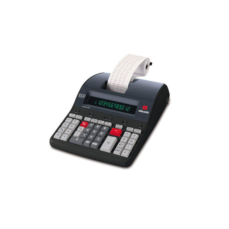 Calcolatrice olivetti a impatto logos 912 scrivente [b5897]