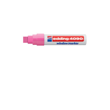 Marcatore edding 4090 rosso p.scalpello - gesso liquido pz: 5