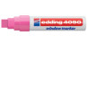 Marcatore edding 4090 rosso p.scalpello - gesso liquido pz: 5