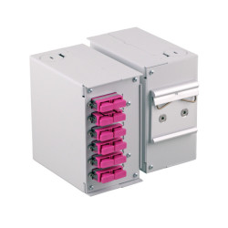 Pannello frontale 12 connessioni st-simplex per box ottico